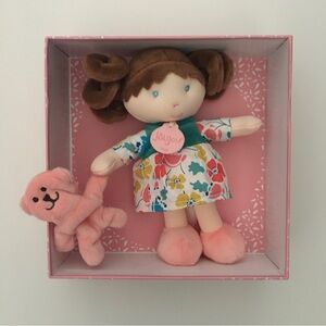 NEW Baby Doll & Small Pink Lovey Bear | Jolijou